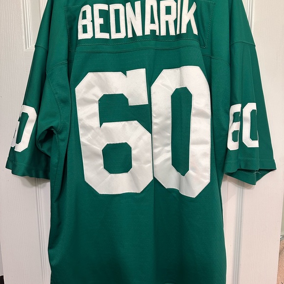 Mitchell & Ness Green Throwback Chuck Bednarik Eagles Jersey - Picture 2 of 4